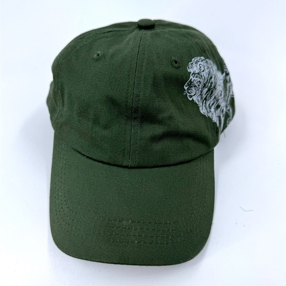 NWT Abercrombie & Fitch Unisex Classic Lion Print Cap - Picture 2 of 7